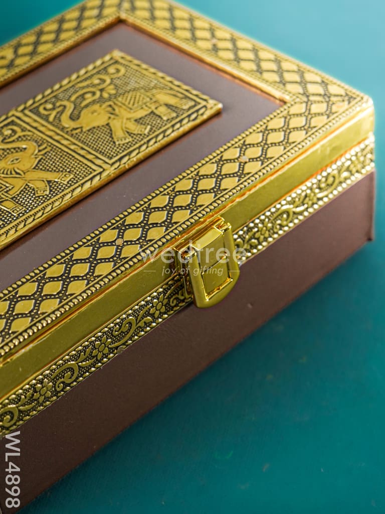Dry Fruit Wooden Box - ( 7*5 inch ) - WL4898