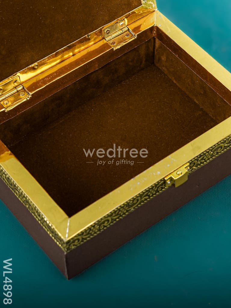 Dry Fruit Wooden Box - ( 7*5 inch ) - WL4898