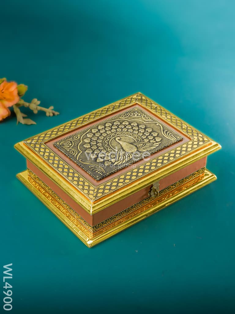 Dry Fruit Wooden Box - ( 9*7 inch ) - WL4900