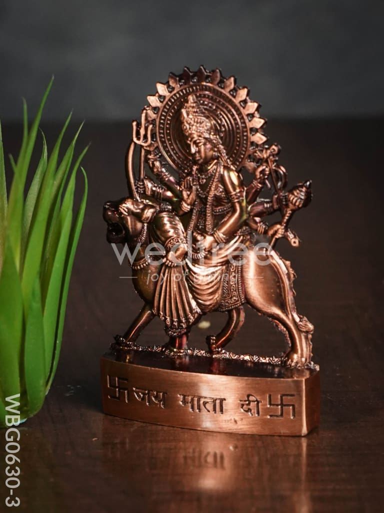 Durga Murthi Big Copper Antique Finish - WBG0630-3