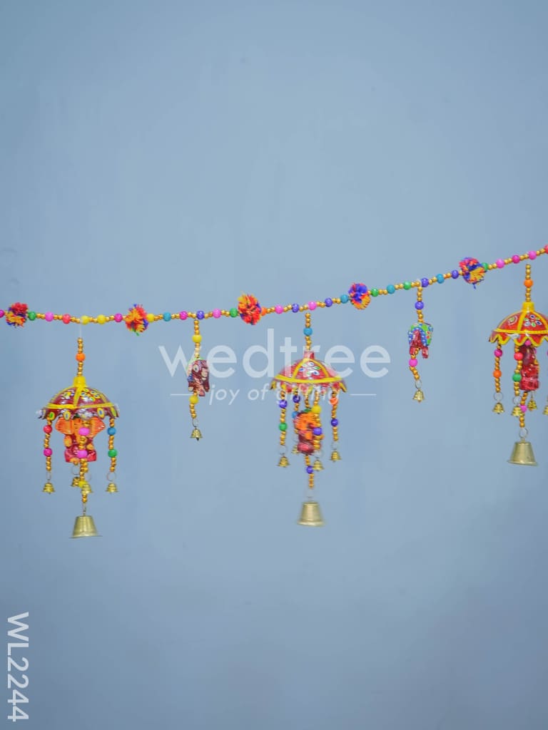 Elephant Ganesha Thoran with Bells - WL2244