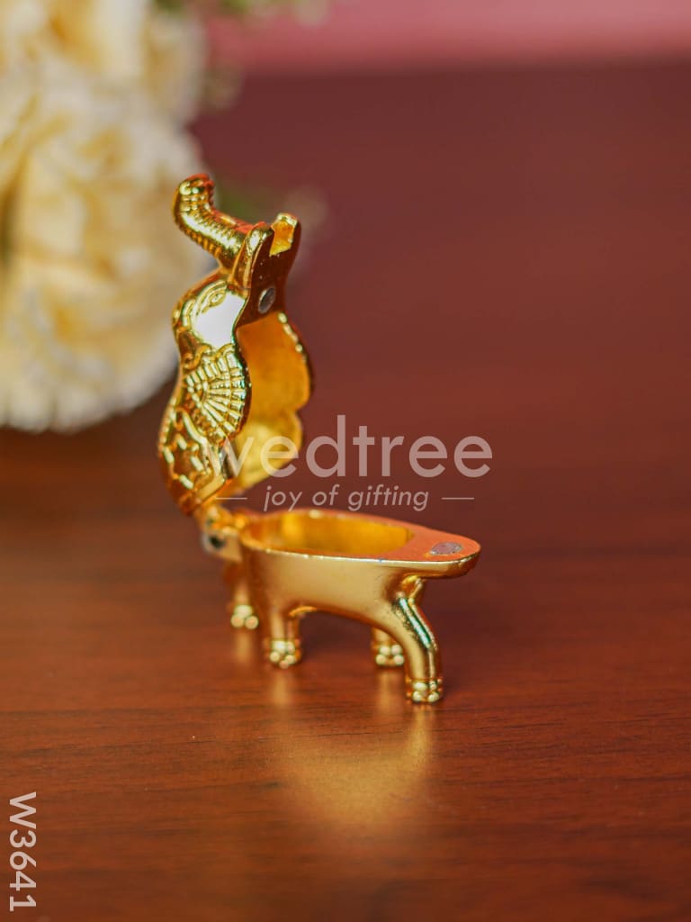 Elephant Kumkum Holder - W3641