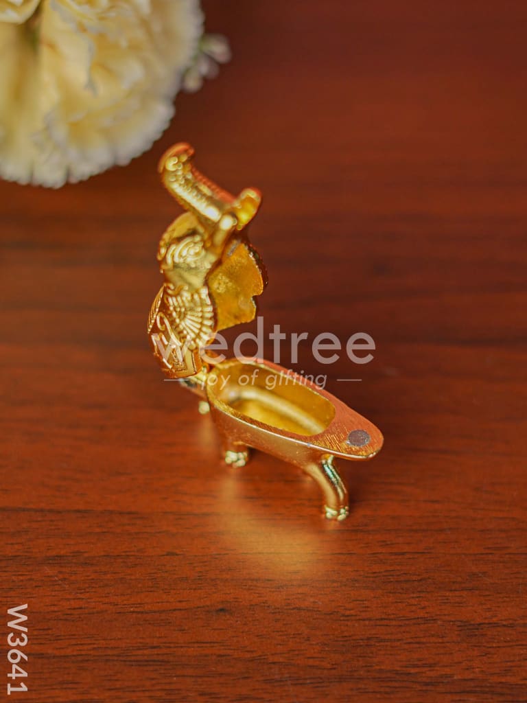 Elephant Kumkum Holder - W3641