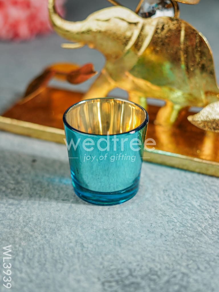 Elephant Stand with Glass Candle Holder - WL3939