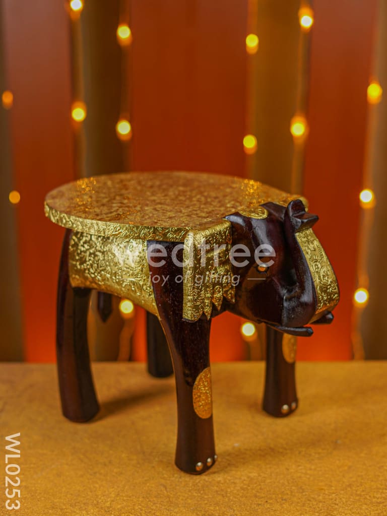 Elephant stool - 15 inch (Metal fitting)