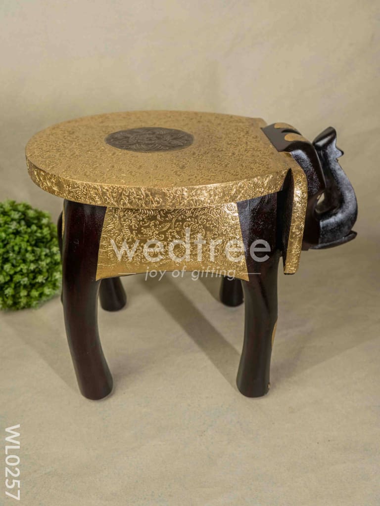 Elephant stool - 15 inch (Metal fitting) - WL0257