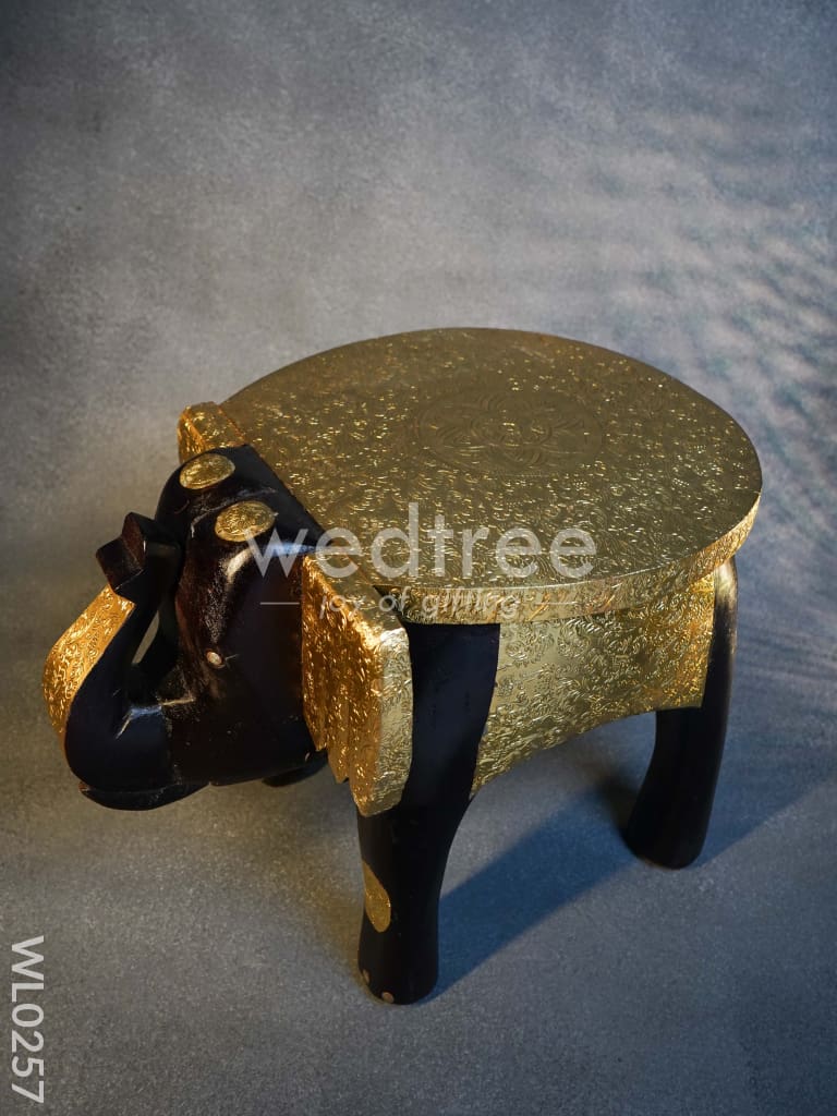 Elephant stool - 15 inch (Metal fitting) - WL0257