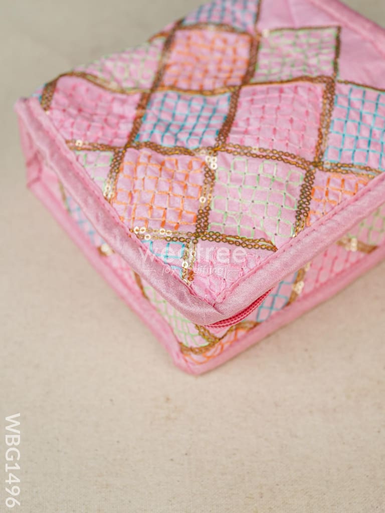 Embroidered Jewellery Pouch - WBG1496