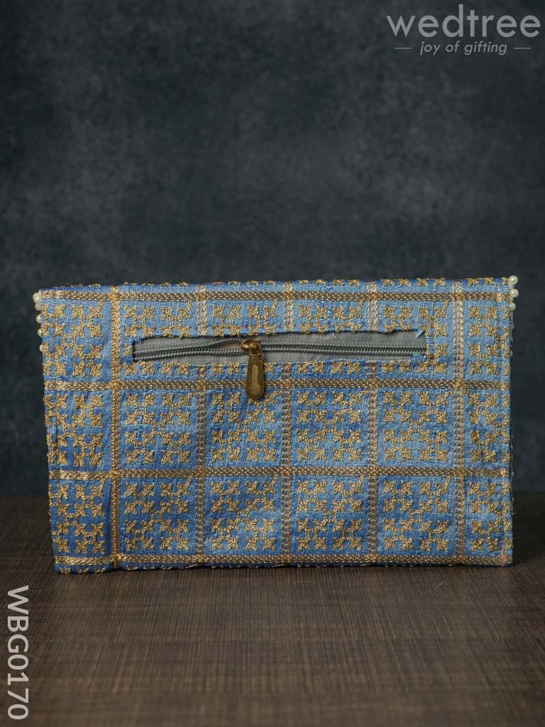 Embroidery Clutch Purse with Cross Design - WBG0170