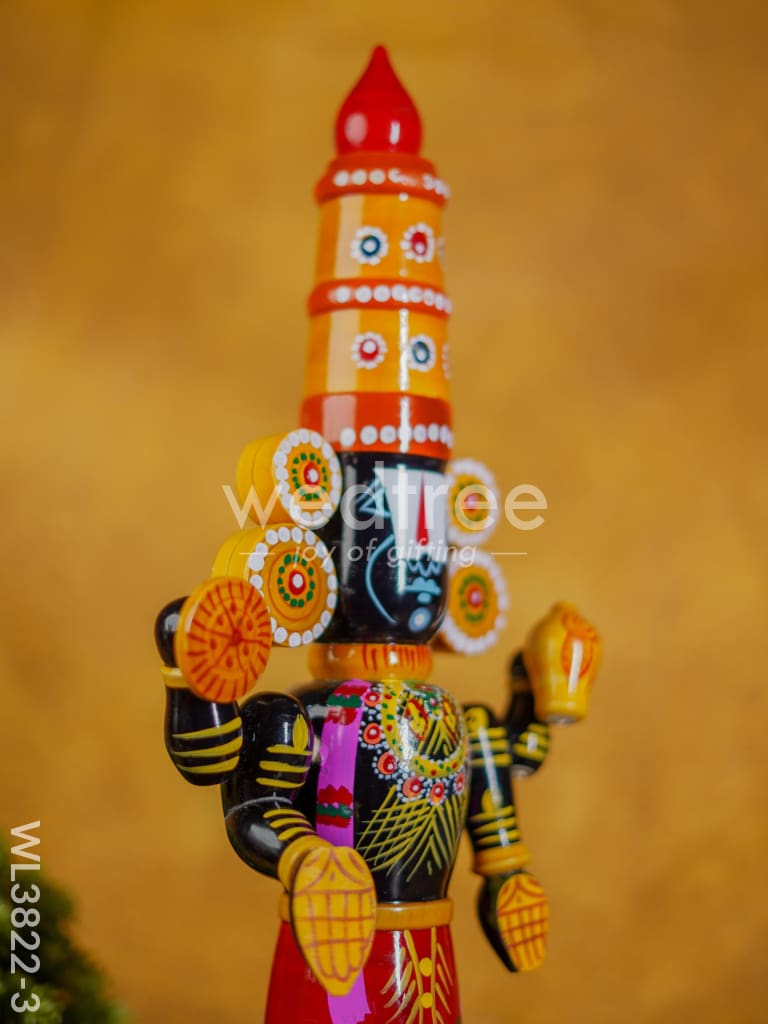 Etikoppaka Toy - Tirupathi Balaji - 19 inch - WL3822-3