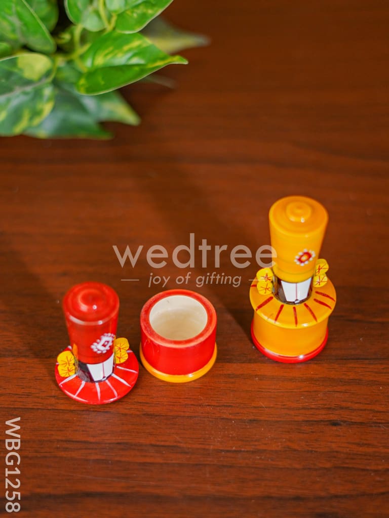 Etikoppaka Toys - Manjal Kumkum Holder - WBG1258