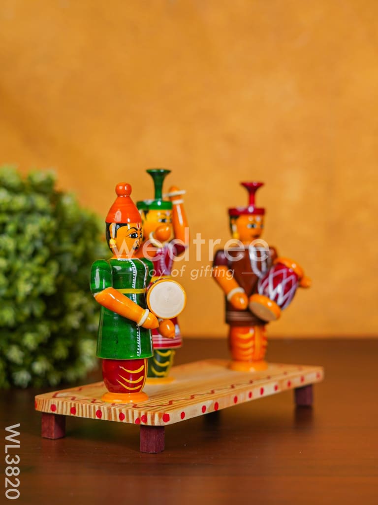Etikoppaka Toys - Musicians set of 3 - WL3820