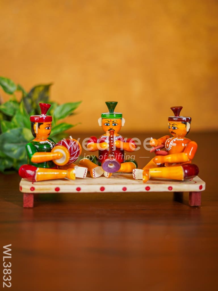 Etikoppaka Toys - Musicians set of 3 - WL3832
