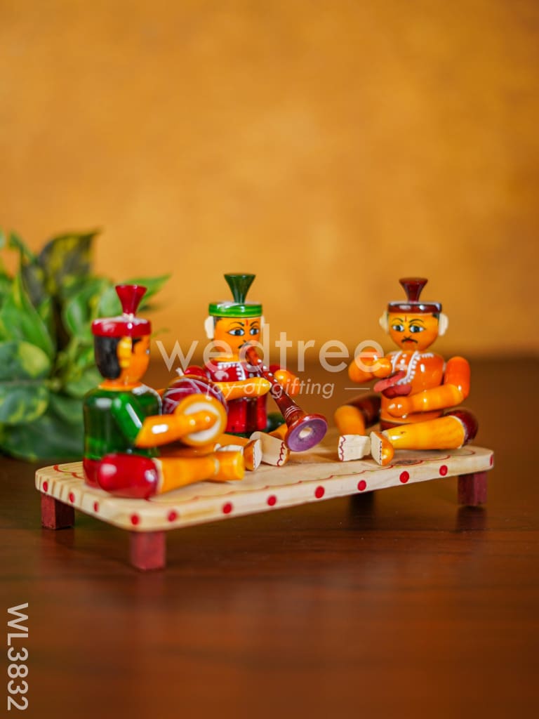 Etikoppaka Toys - Musicians set of 3 - WL3832