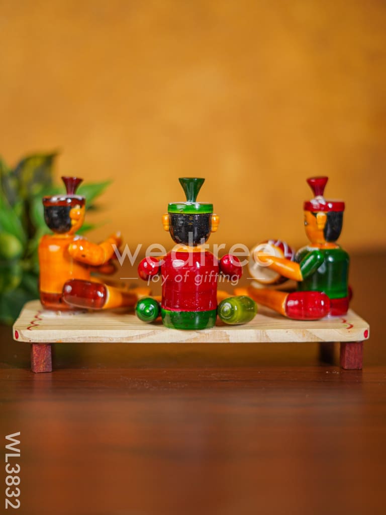 Etikoppaka Toys - Musicians set of 3 - WL3832
