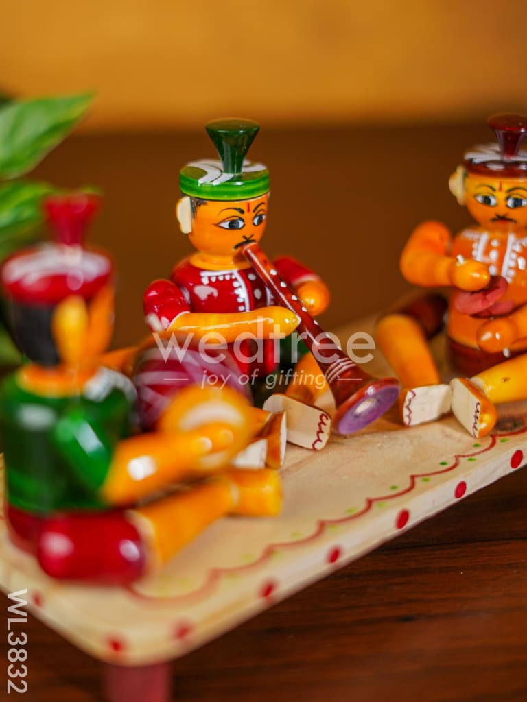 Etikoppaka Toys - Musicians set of 3 - WL3832