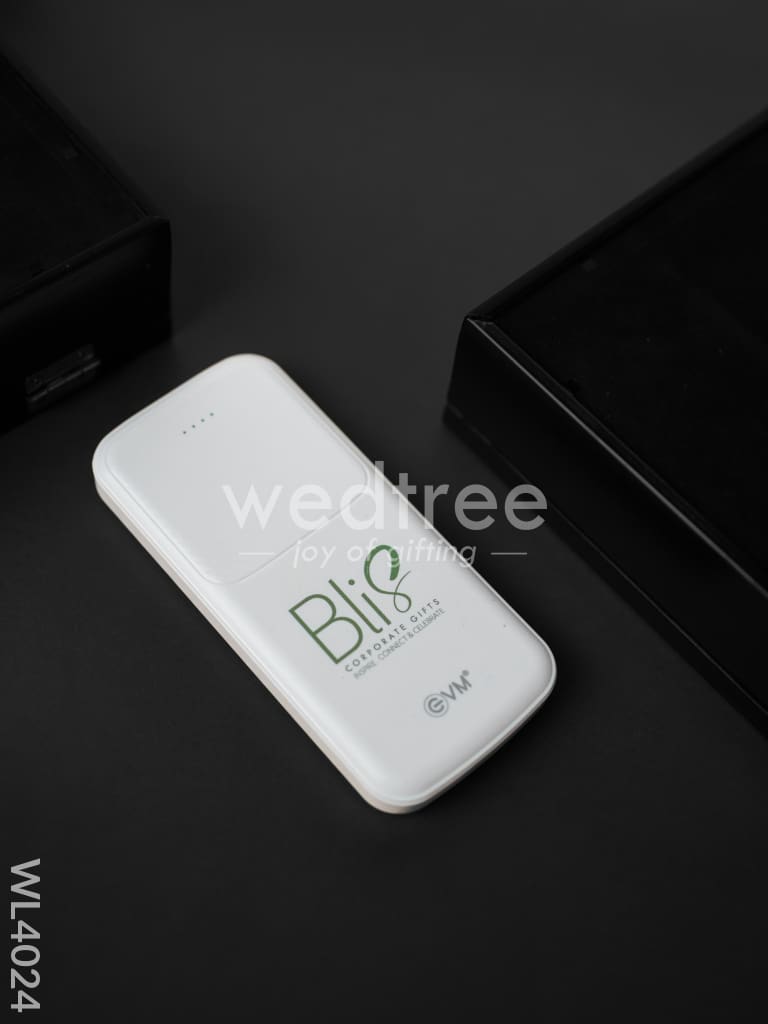 EVM Power Bank 10000mAh - White - WL4024