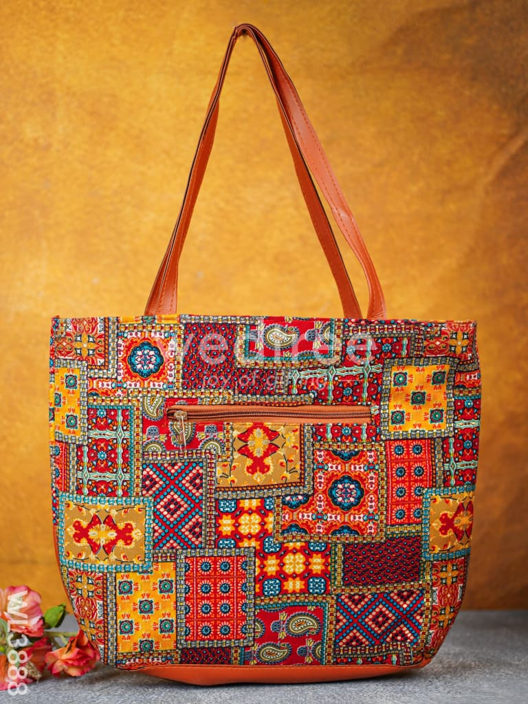 Faux Leather Hand Bag with Mini Coin Purse - WL3888