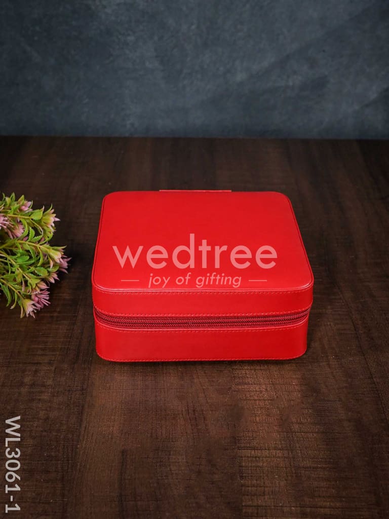 Faux Leather Jewel Box - (6.5x6.5) - WL3061