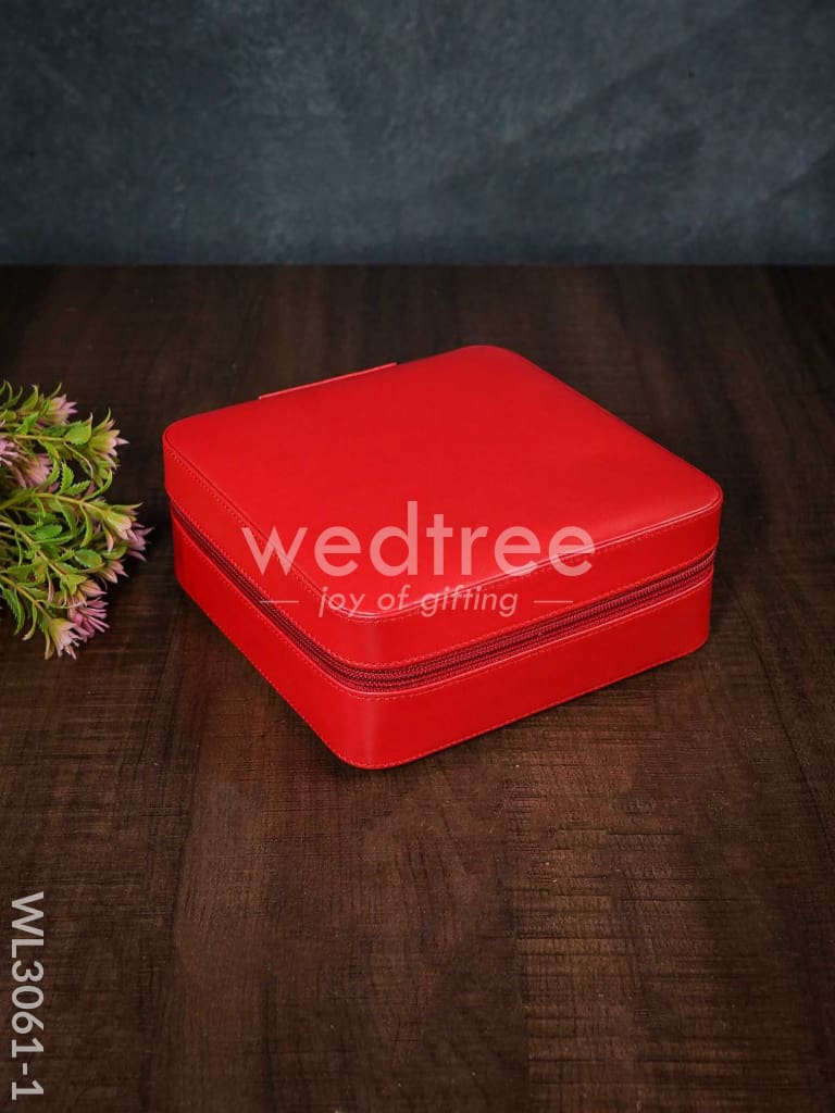 Faux Leather Jewel Box - (6.5x6.5) - WL3061
