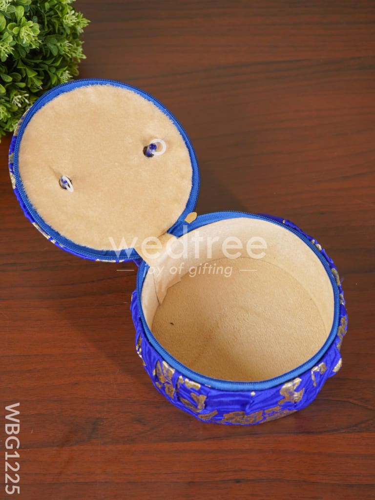 Floral Design Bangle Box with Handle - 6.5 inch - WBG1225