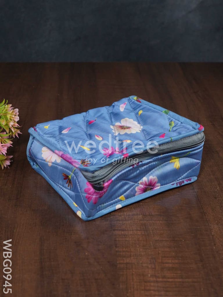 Floral Design Jewel Pouch - WBG0945