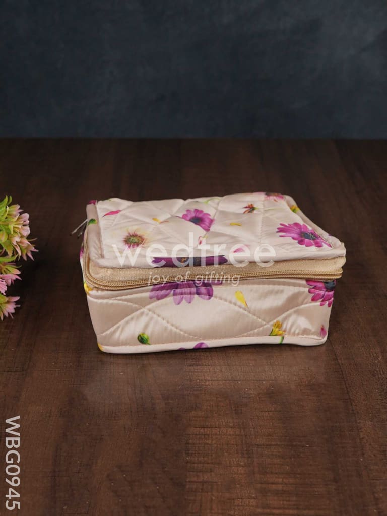 Floral Design Jewel Pouch - WBG0945