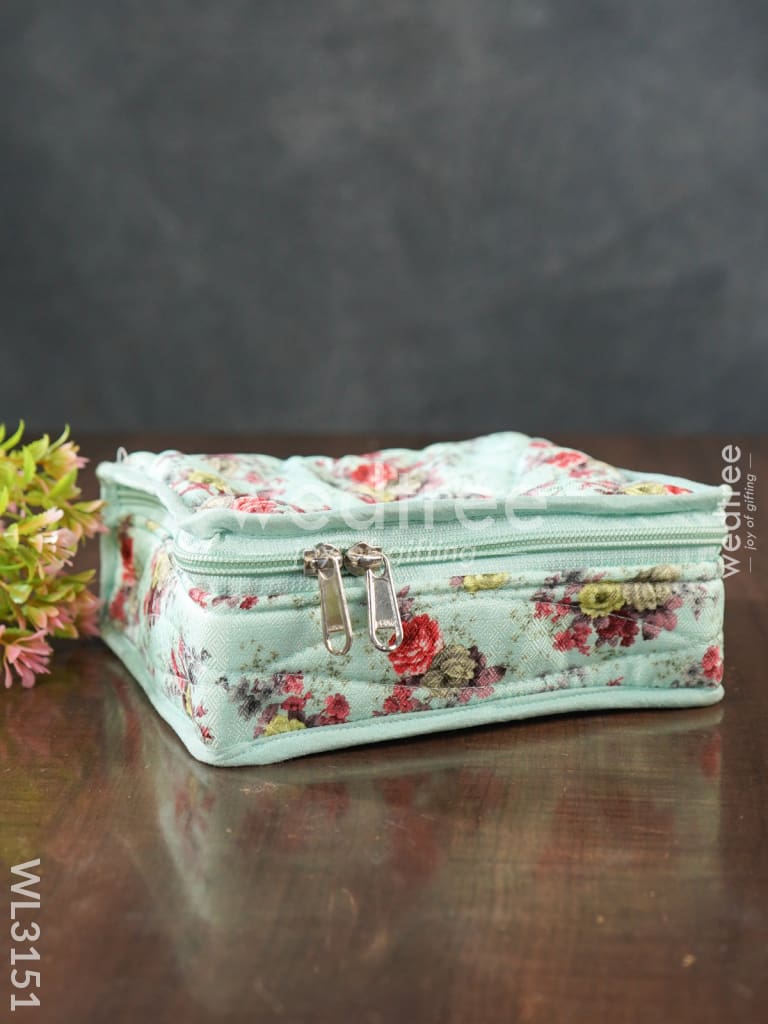 Floral Designed Jewel Pouch ( 7x6 )- WL3151