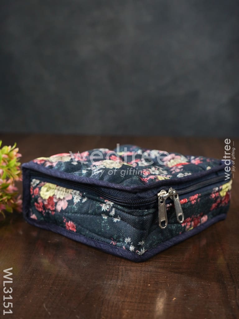 Floral Designed Jewel Pouch ( 7x6 )- WL3151