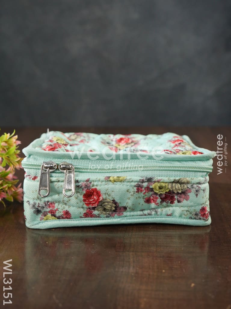 Floral Designed Jewel Pouch ( 7x6 )- WL3151