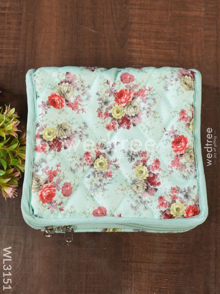 Floral Designed Jewel Pouch ( 7x6 )- WL3151