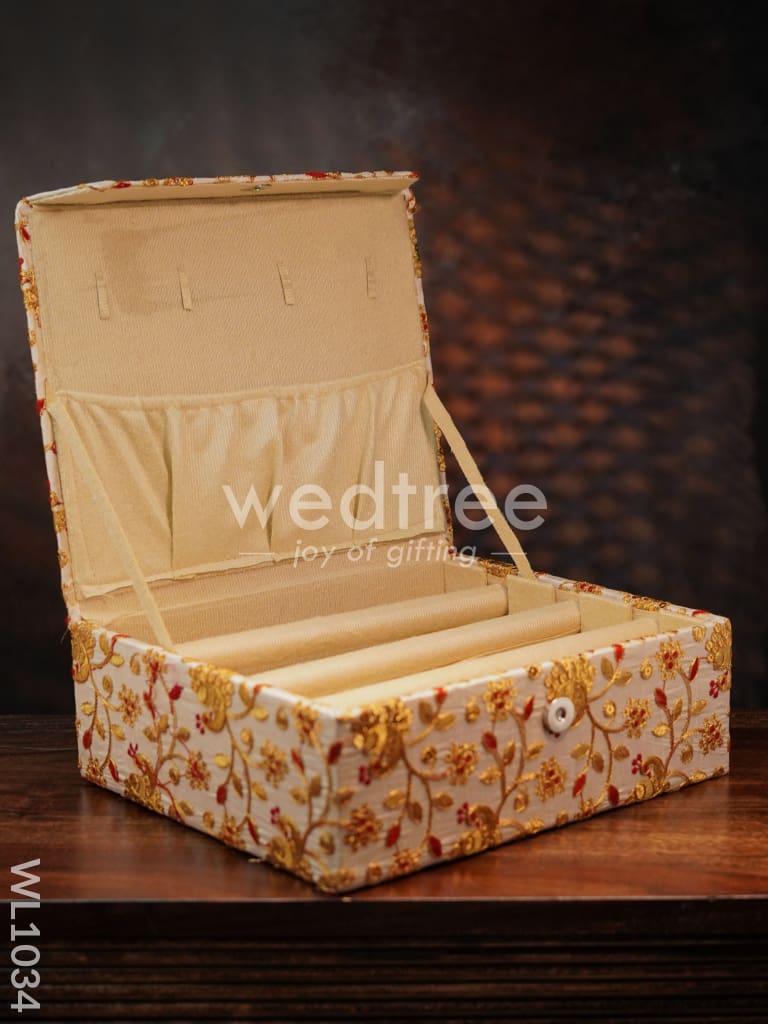 Floral Designed Jewellery Holder - (11x11) - WL1034