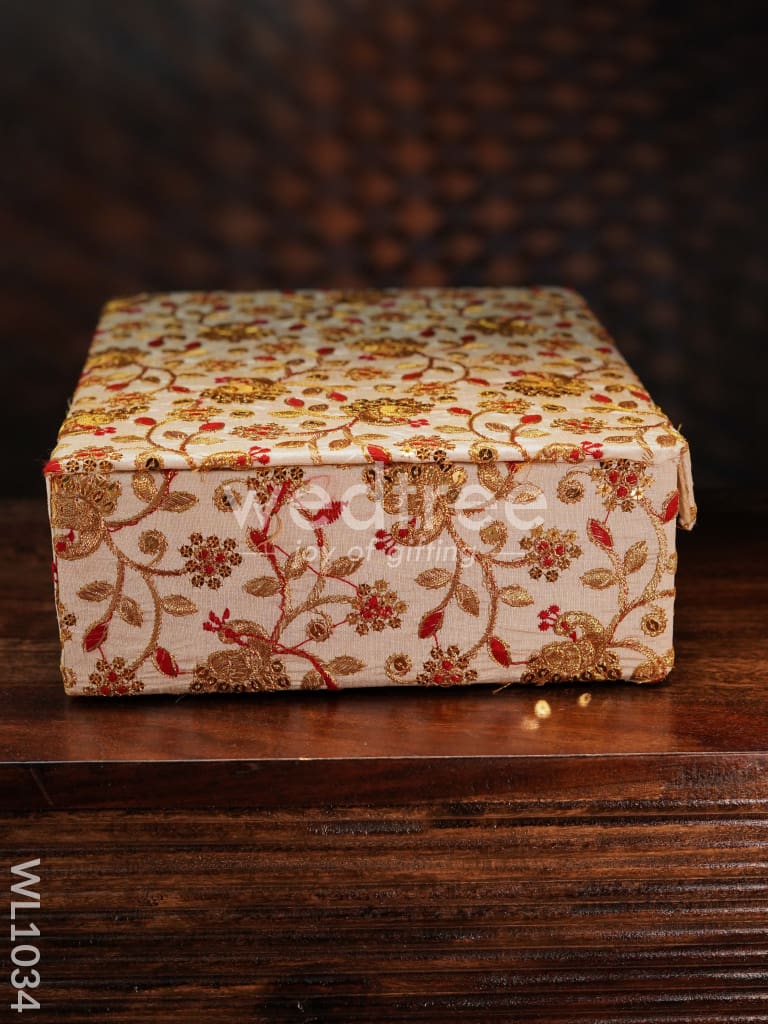 Floral Designed Jewellery Holder - (11x11) - WL1034
