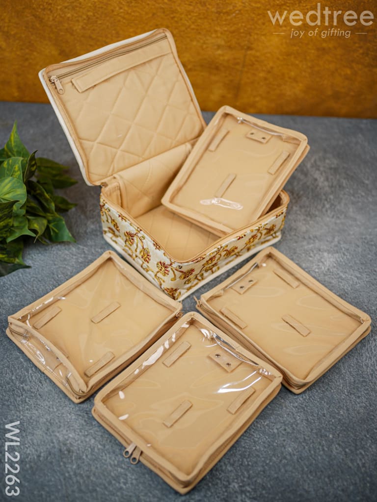 Floral Designed Jewellery Holder - Squared - WL2263