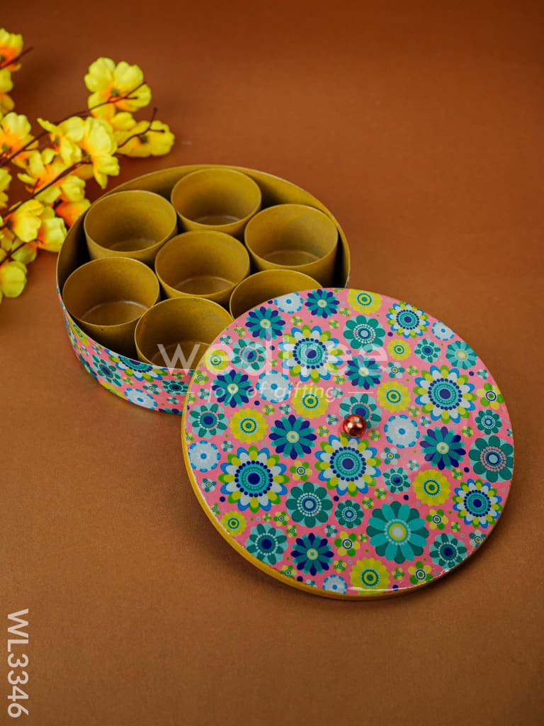 Floral Designed Multipurpose Storage Box - WL3346