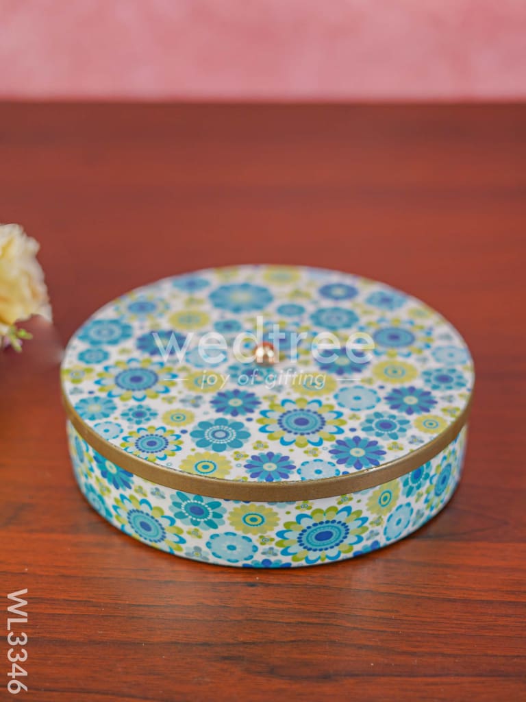 Floral Designed Multipurpose Storage Box - WL3346