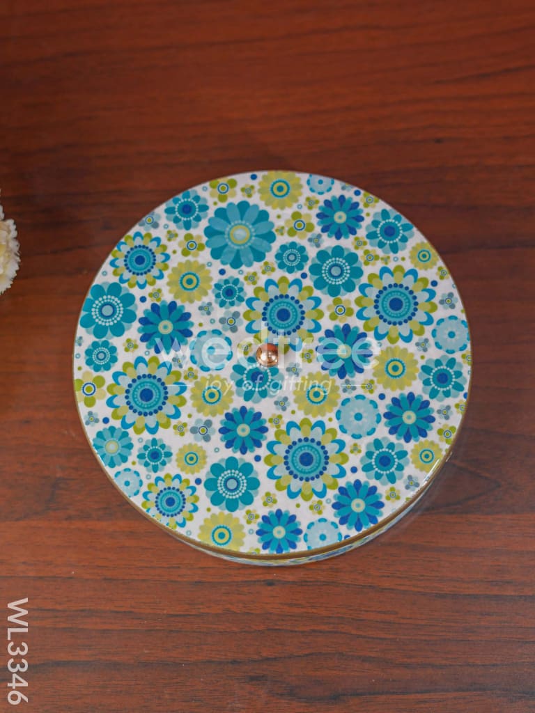 Floral Designed Multipurpose Storage Box - WL3346