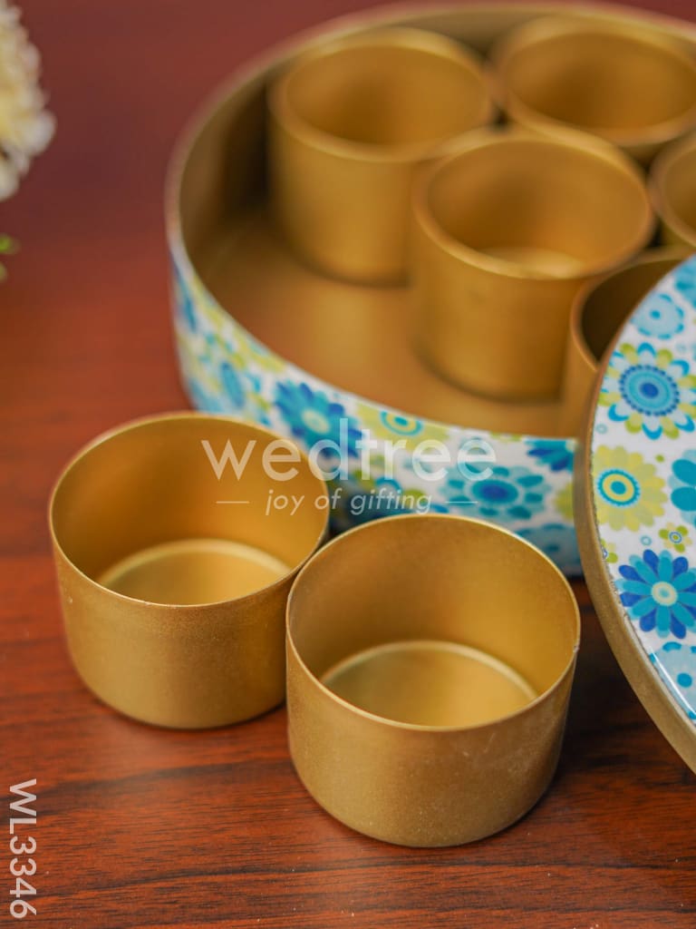 Floral Designed Multipurpose Storage Box - WL3346