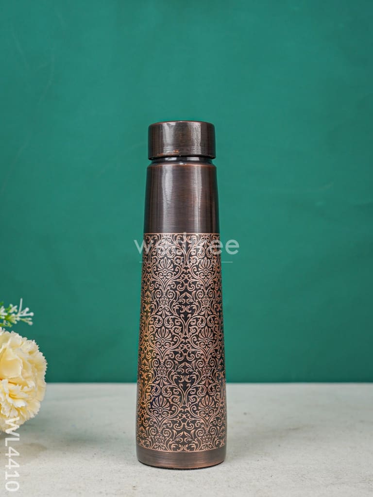 Floral Print Copper Bottle - 1 ltr - WL4410