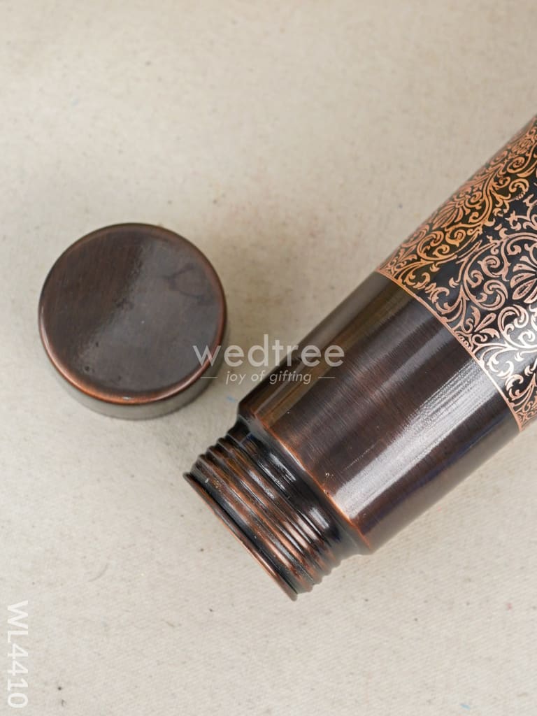 Floral Print Copper Bottle - 1 ltr - WL4410
