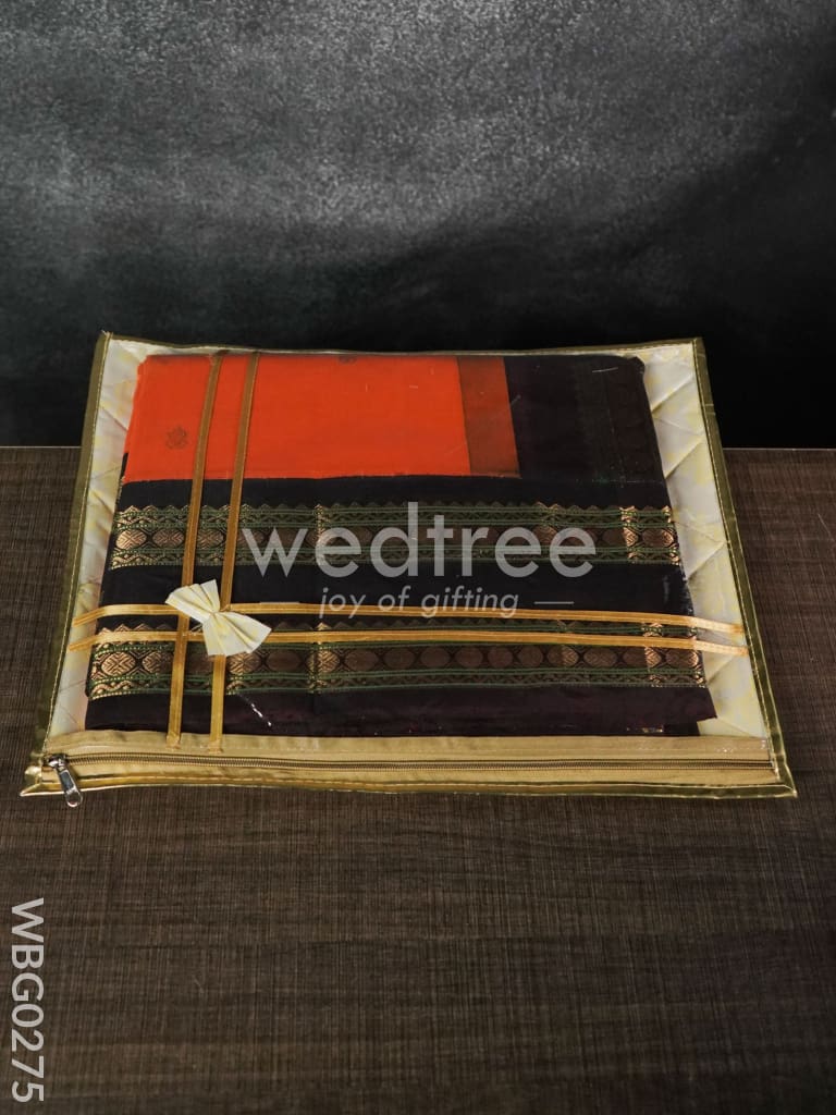 Floral Print Saree Cover - WBG0275