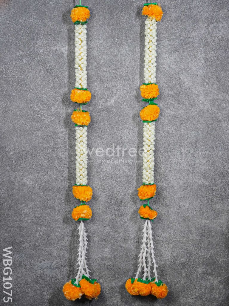 Floral Thoran Wall Hanging - Set of 2 - WBG1075