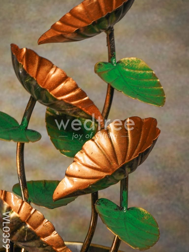 Flower pot fountain in Copper finish - WL0359