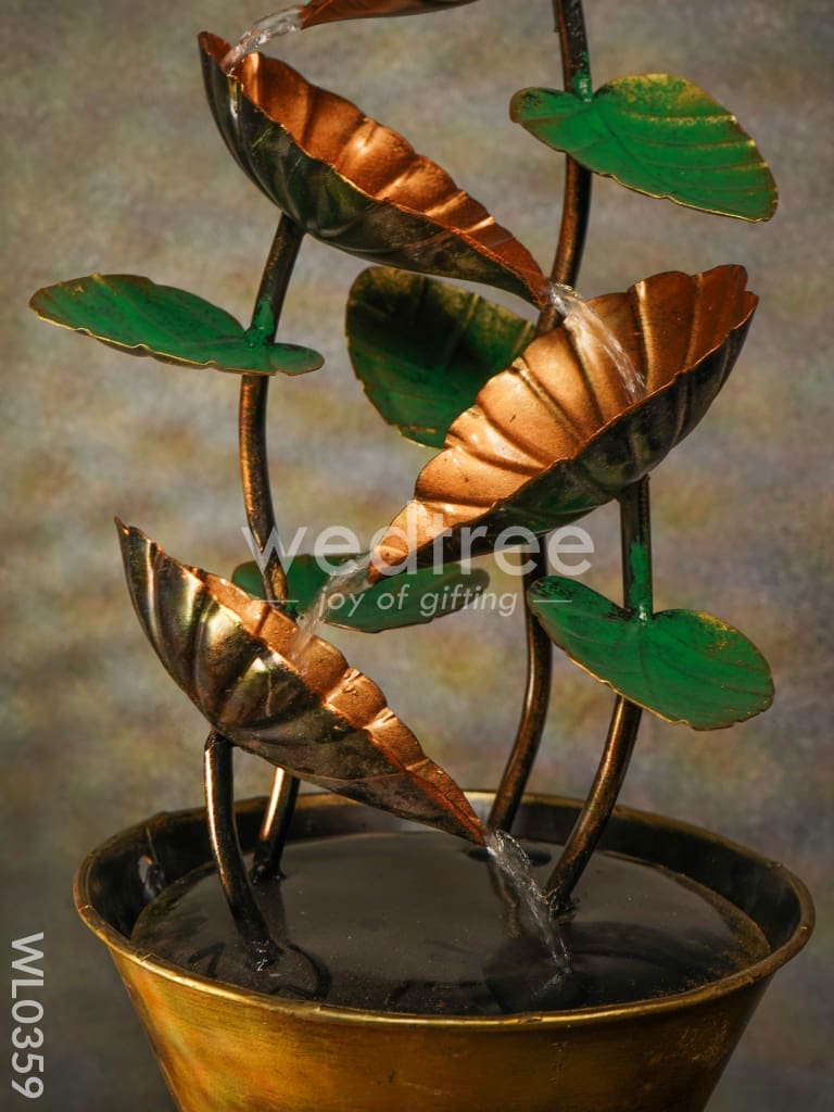 Flower pot fountain in Copper finish - WL0359