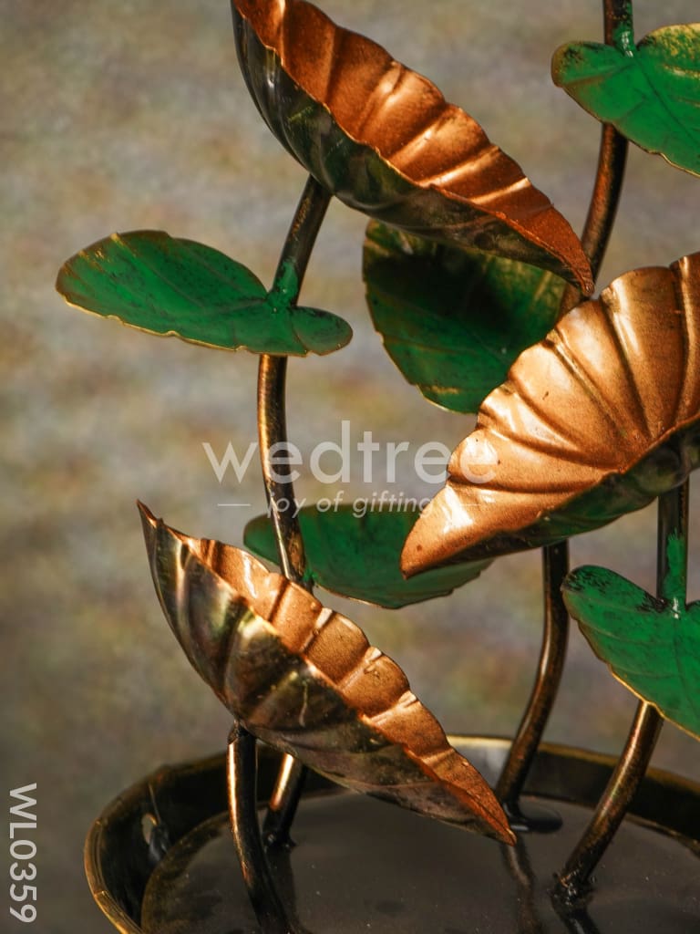 Flower pot fountain in Copper finish - WL0359