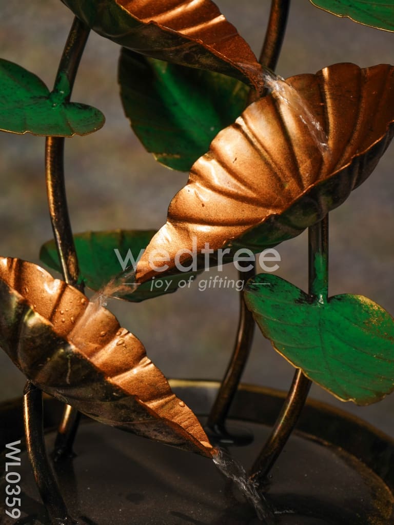 Flower pot fountain in Copper finish - WL0359