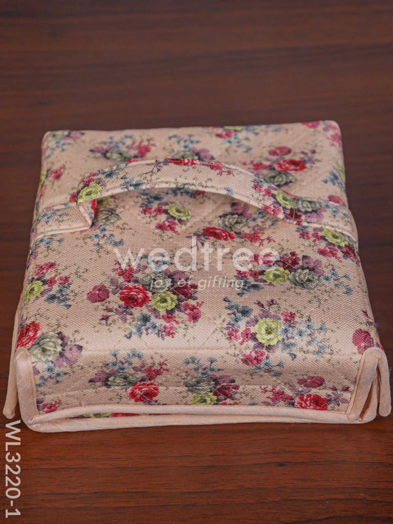 Foldable Jewel Pouch with Handle (8.5x8) - WL3220