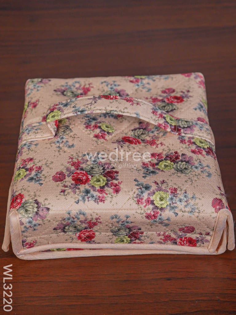 Foldable Jewel Pouch with Handle (8.5x8) - WL3220