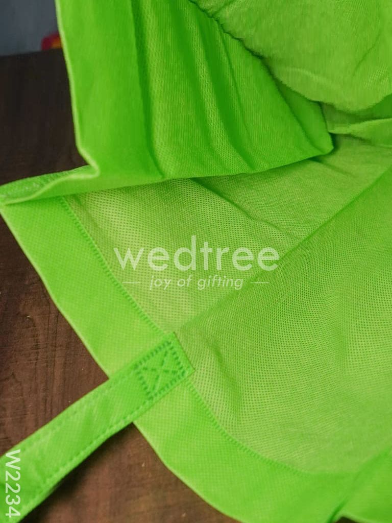 Foldable nonwoven shopping bag with smiley prints - W2234