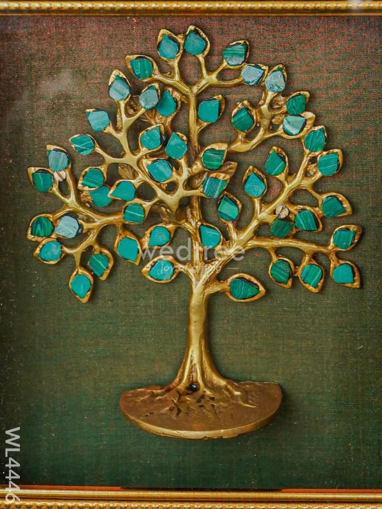 Frame : Brass Kalpavriksha Tree - 11 X 10.5 inch - WL4446